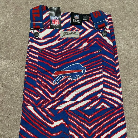 Buffalo Bills Zubaz Overalls- Size Medium - Picture 3 of 5